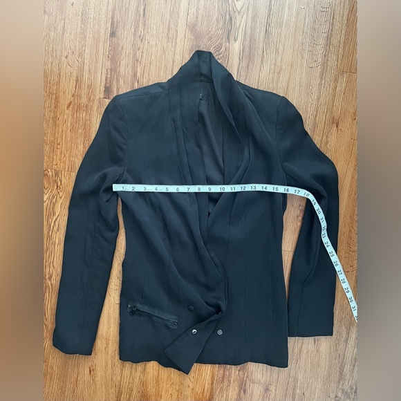 PAIGE Black Women's Blazer Size Xsmall Tencel
Double Breasted Light Weight - Picture 15 of 15